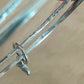 Three Band Bangle and Heart Charm
