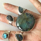Labradorite Statement Ring