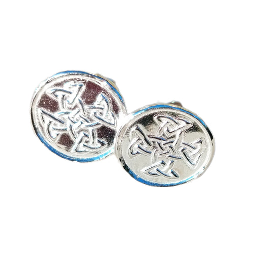 Celtic Disc Studs
