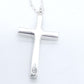 Silver Cross with Cubic Zirconia