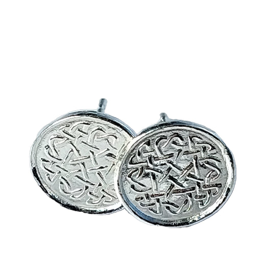 Celtic Disc Studs